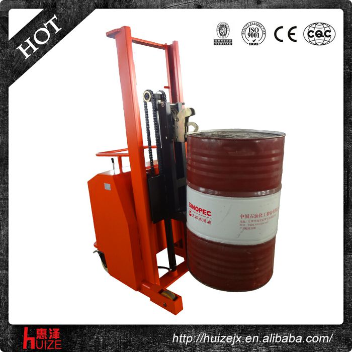 半電動(dòng)配重油桶車(chē)（無(wú)底腿，只堆垛，不翻轉）3