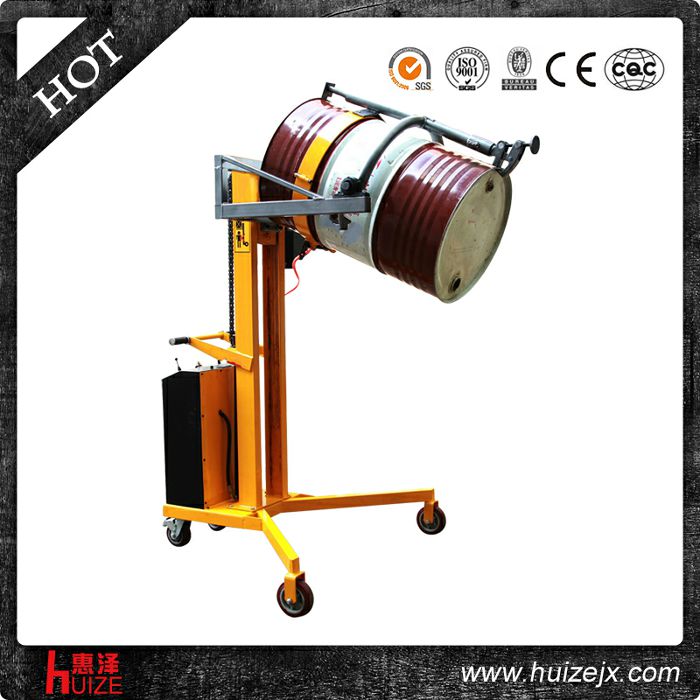 半電動(dòng)油桶車(chē)（直角腿，夾鐵桶翻轉）