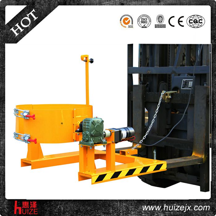 叉車(chē)專(zhuān)用倒桶機具（塑鐵桶，電翻轉）