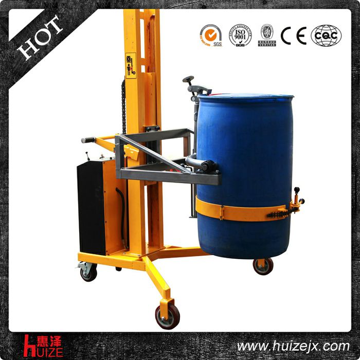 半電動(dòng)油桶車(chē)（直角腿，夾鐵桶翻轉）